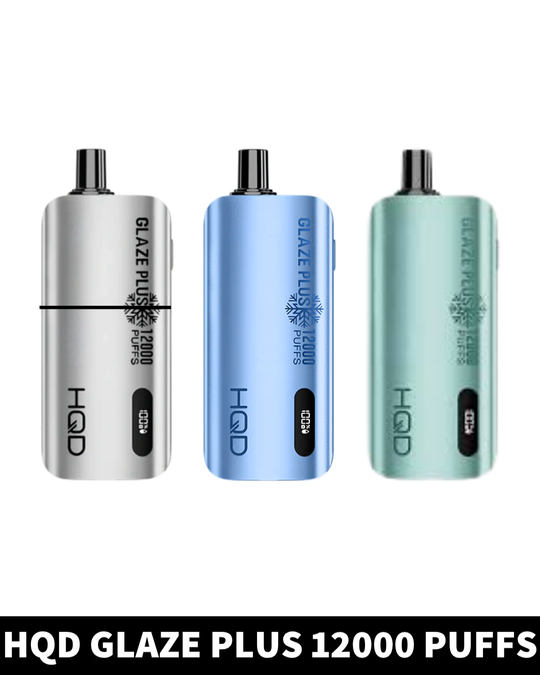 HQD Glaze Plus 12000 Puffs 50MG Nicotine Dual Mesh Coil Disposable