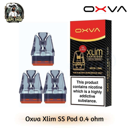 Oxva Xlim SS Cartridge 2ml 3pcs in UAE