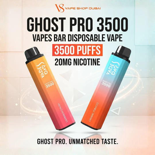 GhostPro3500PuffsVapesBarsDisposableVape20MG