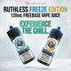 Ruthless Freeze Edition 120mL Freebase Vape Juice