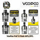 VooPoo PnP X Empty Pods MTL & DTL in UAE