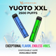 Yuoto 2500 Puffs Disposable Vape UAE