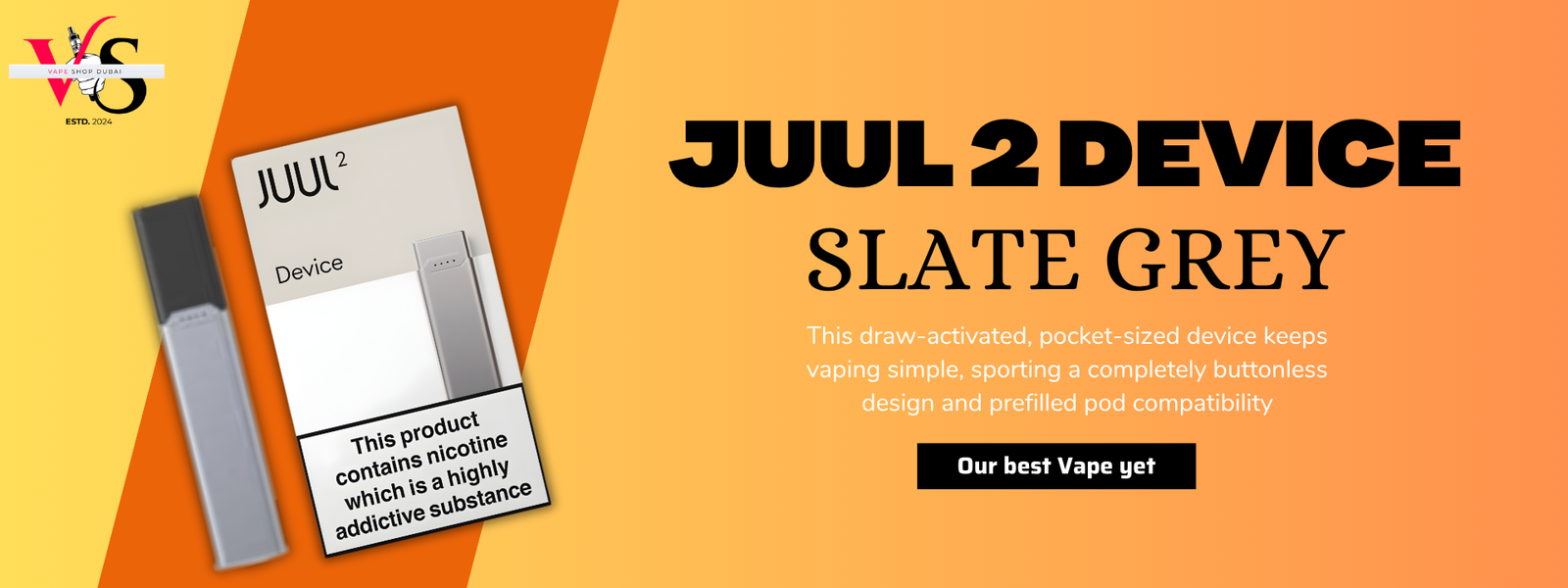 Juul 2 Device UAE Slate Grey: A Compact and Modern Pod System: