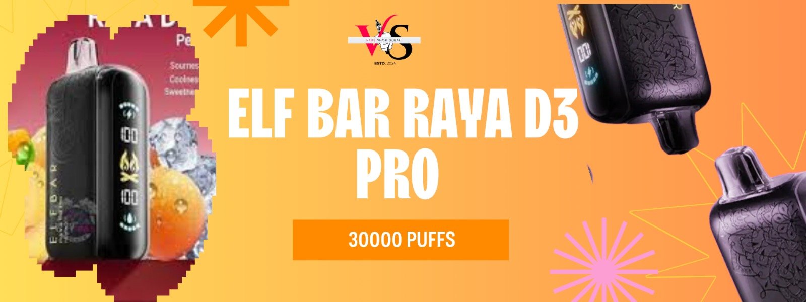 Elf Bar Raya D3 Pro 30000 Puffs: A High-Capacity Disposable Vape in Dubai