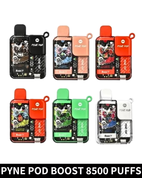 Pyne Pod Boost 8500 Puffs 5% Nicotine Disposable Vape in Dubai