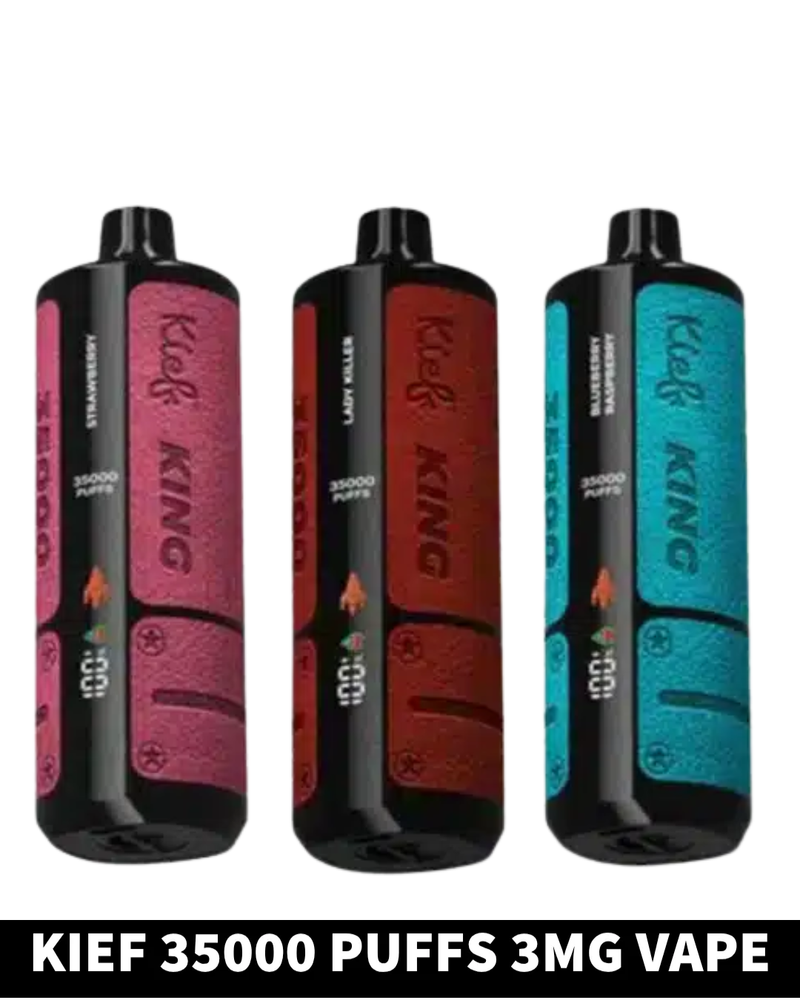 Kief King 35000 Puffs 3mg Nicotine Triple Mesh Coil Disposable Vape