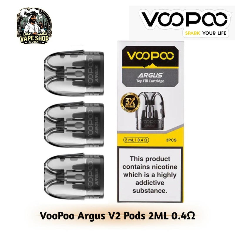 VooPoo Argus V2 Pods 3ml/2ml Cartridge in UAE
