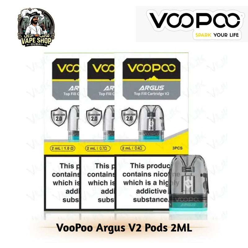 VooPoo Argus V2 Pods 3ml/2ml Cartridge in UAE