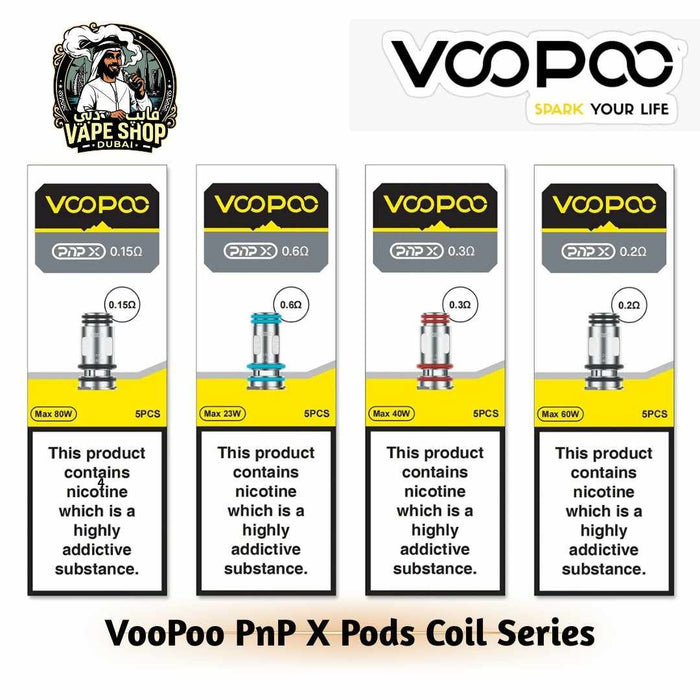 VooPoo PnP X Coils Series | Drag X2/S2 & X3/S3 Pod Kits Coil