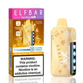 ELFBAR Ice King Pro disposable vape device in Mango Peach Watermelon flavor, shown next to its retail packaging box on a white background.