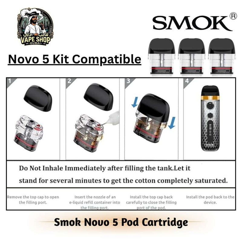 Smok Novo 5 Pod Pack of 3 in Dubai, UAE