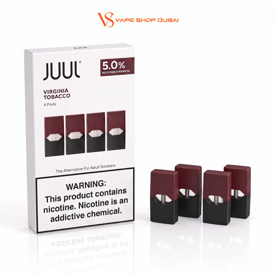 Juul Pod Virginia Tobacco 5% 4Pc/Pack | USA Made