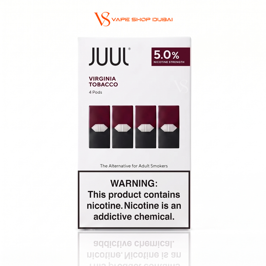 Juul Pod Virginia Tobacco 5% 4Pc/Pack | USA Made