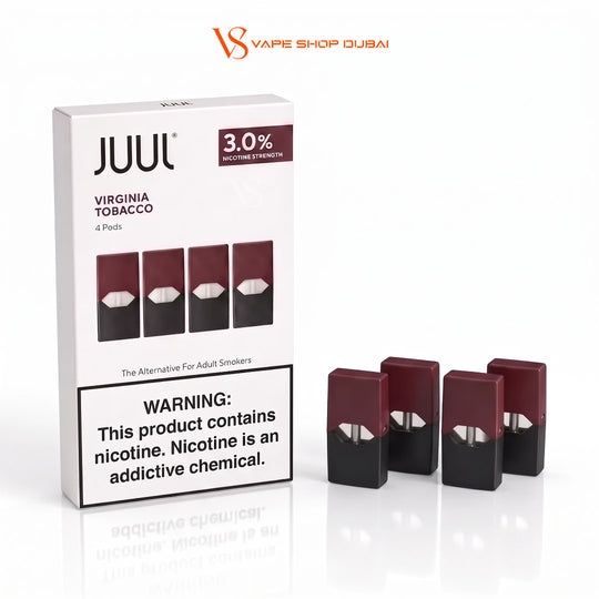 Juul Pods Virginia Tobacco 3% 4Pc/Pack | USA Made