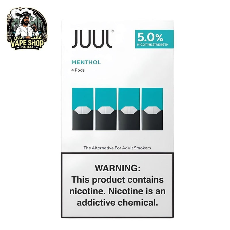 Juul Pods Menthol 5% 4Pc/Pack in UAE
