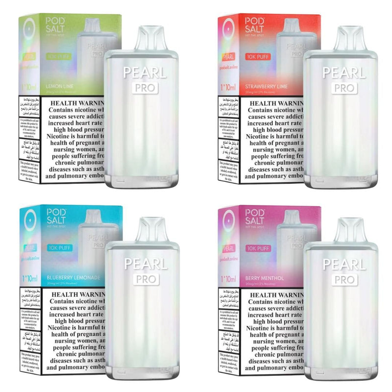 Pod Salt Pearl Pro 10000 Puffs Disposable 2% Vape in Dubai