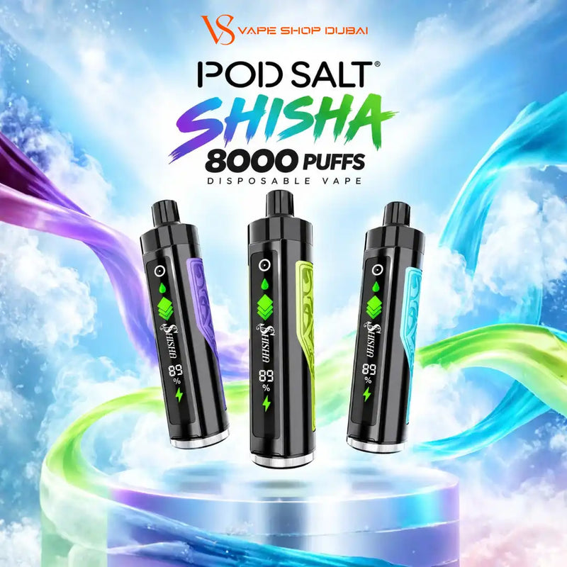 PodSaltShisha8000Puffs3MGDisposableVape