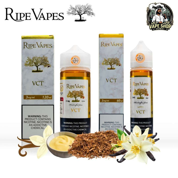 Ripe Vapes VCT 3mg freebase E-liquid in UAE