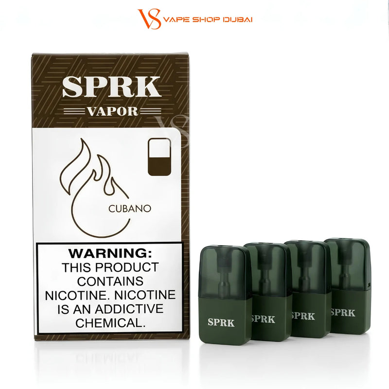 SPRK Vapor Basic Pods  Cubano