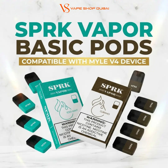 SPRK Vapor Basic Pods In Dubai 4pc_Pack