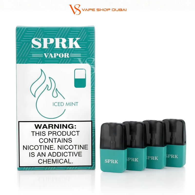 SPRK Vapor Basic Pods  iced mint