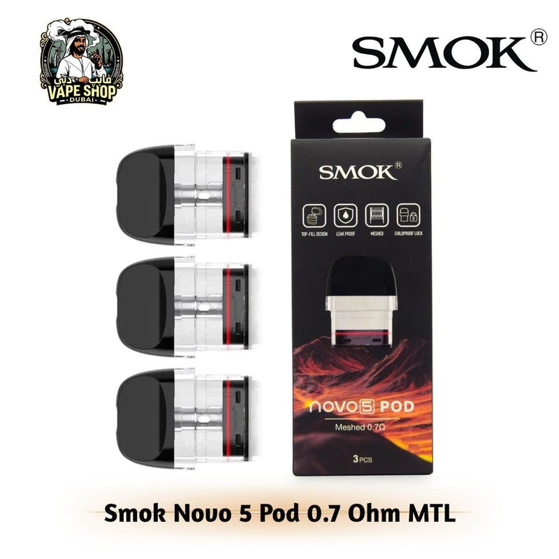 Smok Novo 5 Pod Pack of 3 in Dubai, UAE