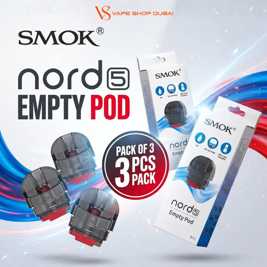 Smok Nord 5 Empty Pod Pack of 3 in Dubai, UAE