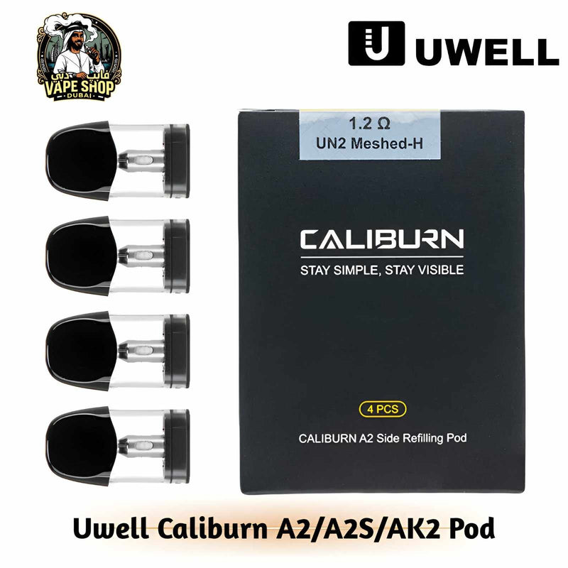 Uwell Caliburn A2 Pods Cartridges 2ml/4Pcs in UAE