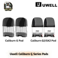 Uwell Caliburn G Pods and Caliburn G2/GK2 Pods