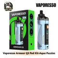 Vaporesso Armour GS Pod Kit Fit GTX coils & 18650 Battery
