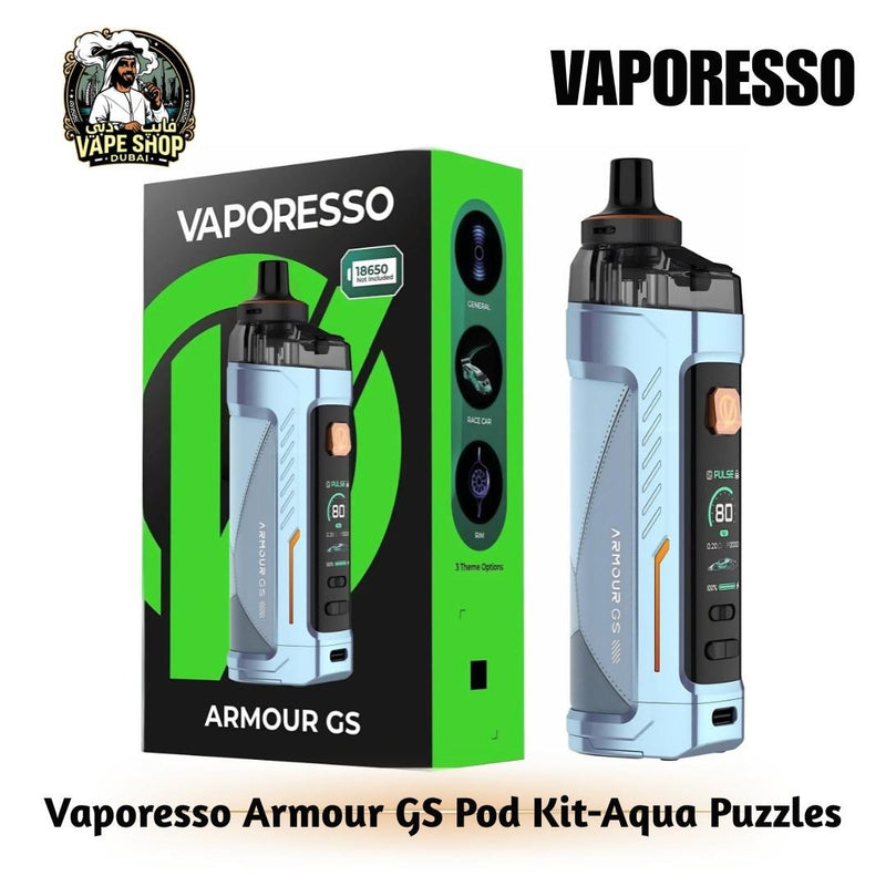 Vaporesso Armour GS Pod Kit Fit GTX coils & 18650 Battery