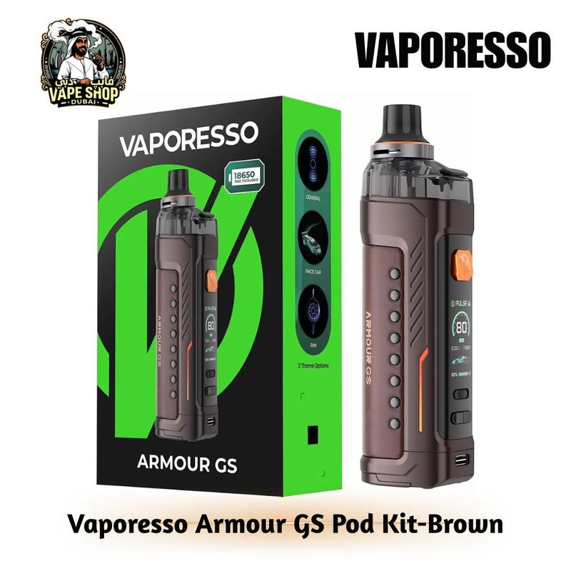 Vaporesso Armour GS Pod Kit Fit GTX coils & 18650 Battery