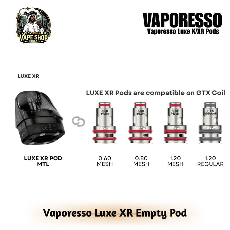 Vaporesso Luxe XR Empty Pod 5ML in UAE