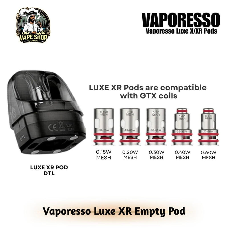 Vaporesso Luxe XR Empty Pod 5ML in UAE