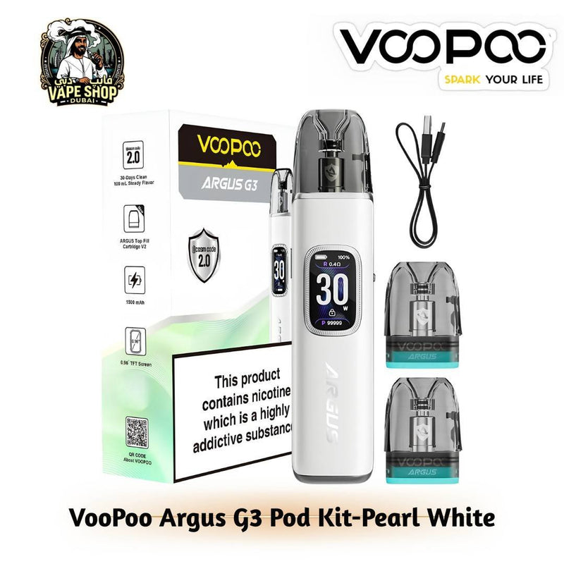VooPoo Argus G3 Pod Kit 30W 1500 mAh, Argus Pod Compatible