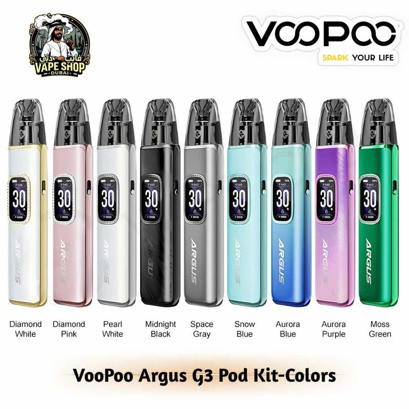 VooPoo Argus G3 Pod Kit 30W 1500 mAh, Argus Pod Compatible