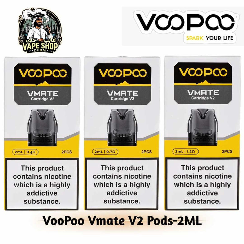 VooPoo Vmate V2 Pods Cartridge 2ML in UAE