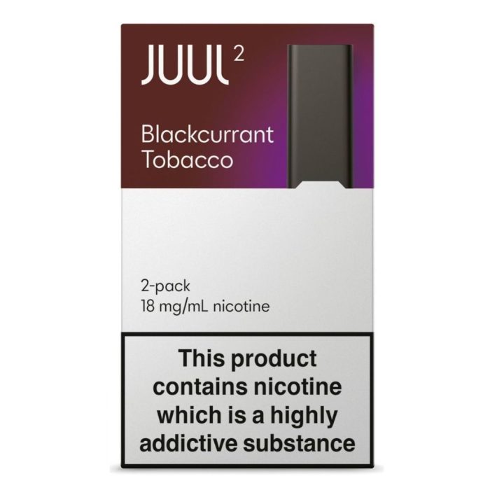 Blackcurrant Tobacco Juul 2 Pods 18MG Dubai
