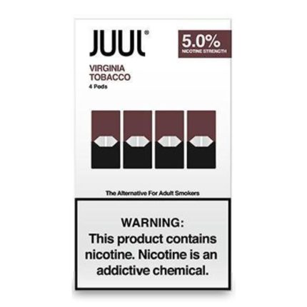 Juul Pod Virginia Tobacco 5% 4Pc/Pack