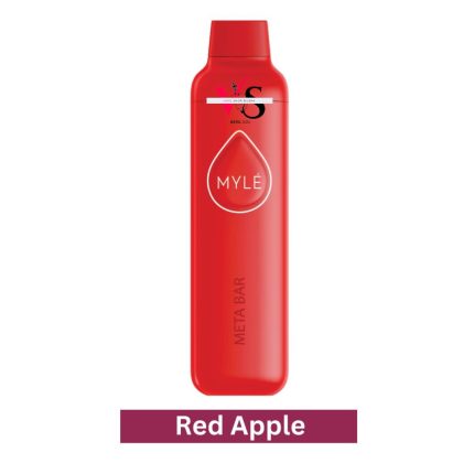 Meta Bar Red Apple Myle Disposable Vape