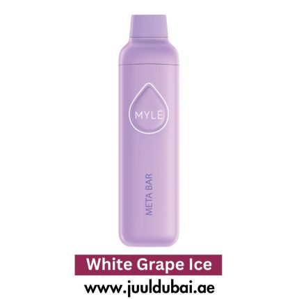 Meta Bar White Grape Ice Myle Disposable Vape