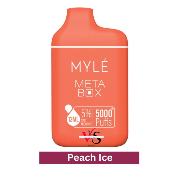 Meta Box Peach Ice Myle Disposable Vape