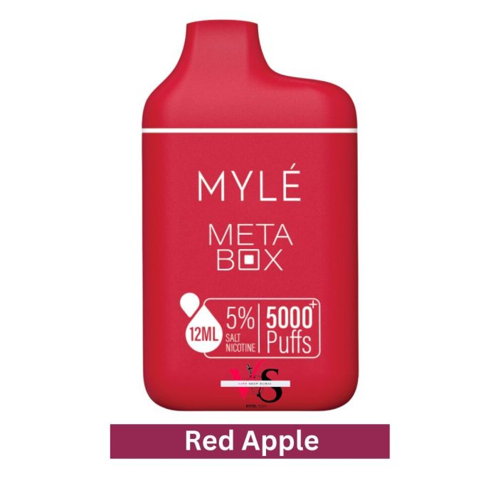 Meta Box Red Apple Myle Disposable Vape