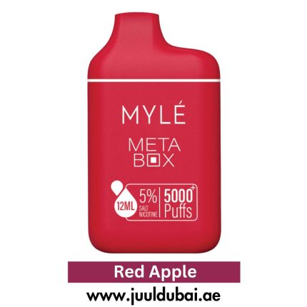 Meta Box Red Apple Myle Disposable Vape