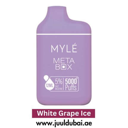 Meta Box White Grape Ice Myle Disposable Vape