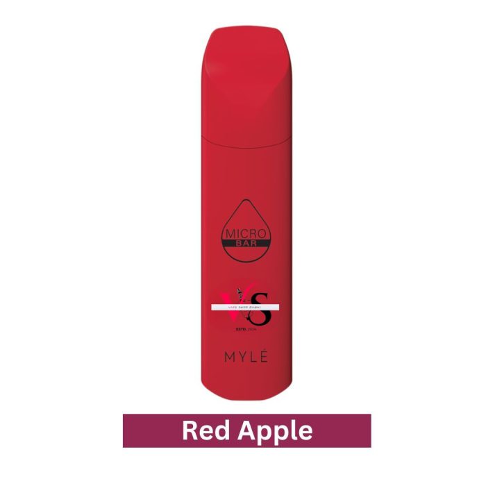 Micro Bar Red Apple Myle Disposable Vape