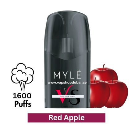 Red Apple Myle V5 Pods | Myle Meta Pod