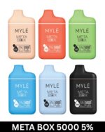 myle meta box 5000 puffs 50mg