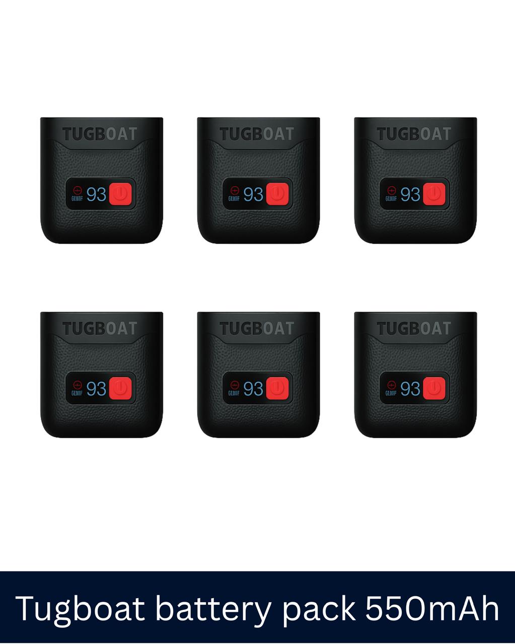 Tugboat Super 16000 puffs Battery 550mAh
