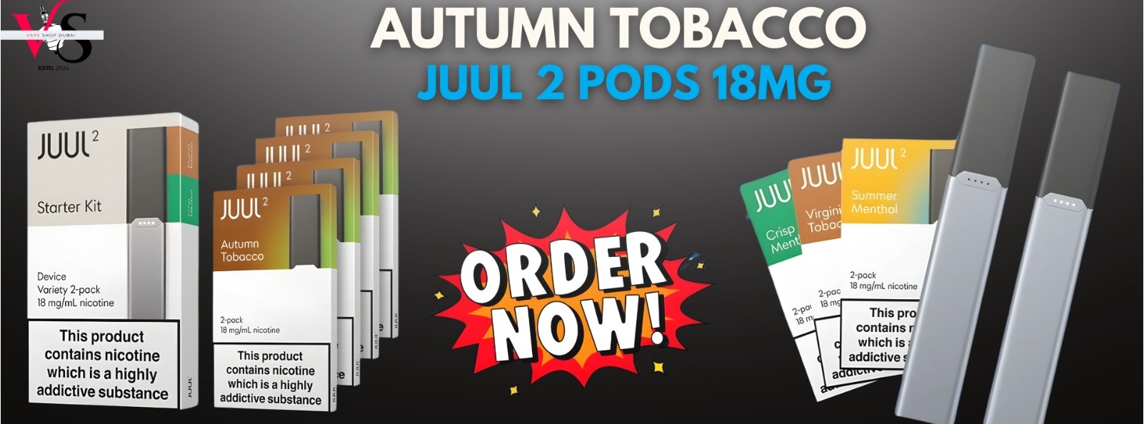 Autumn Tobacco Juul 2 Pods